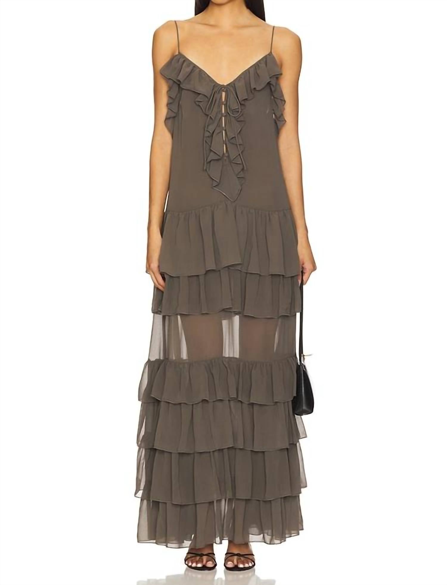 RONNY KOBO Giselle Dress in pebble - women's dress