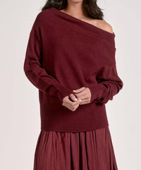 Elan - Off The Shoulder Sweater