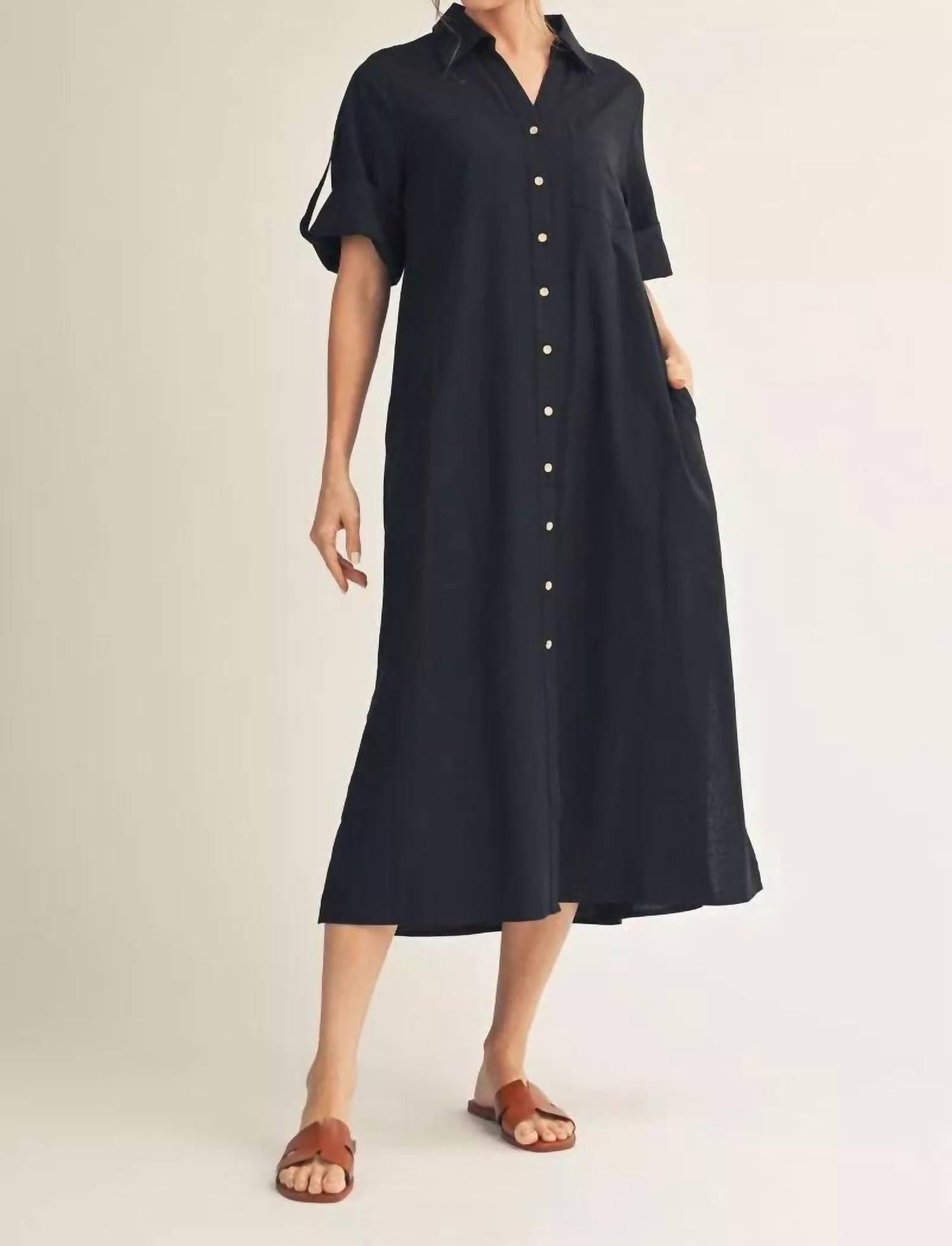 Jodifl Into The Night Dress in black - women's dress