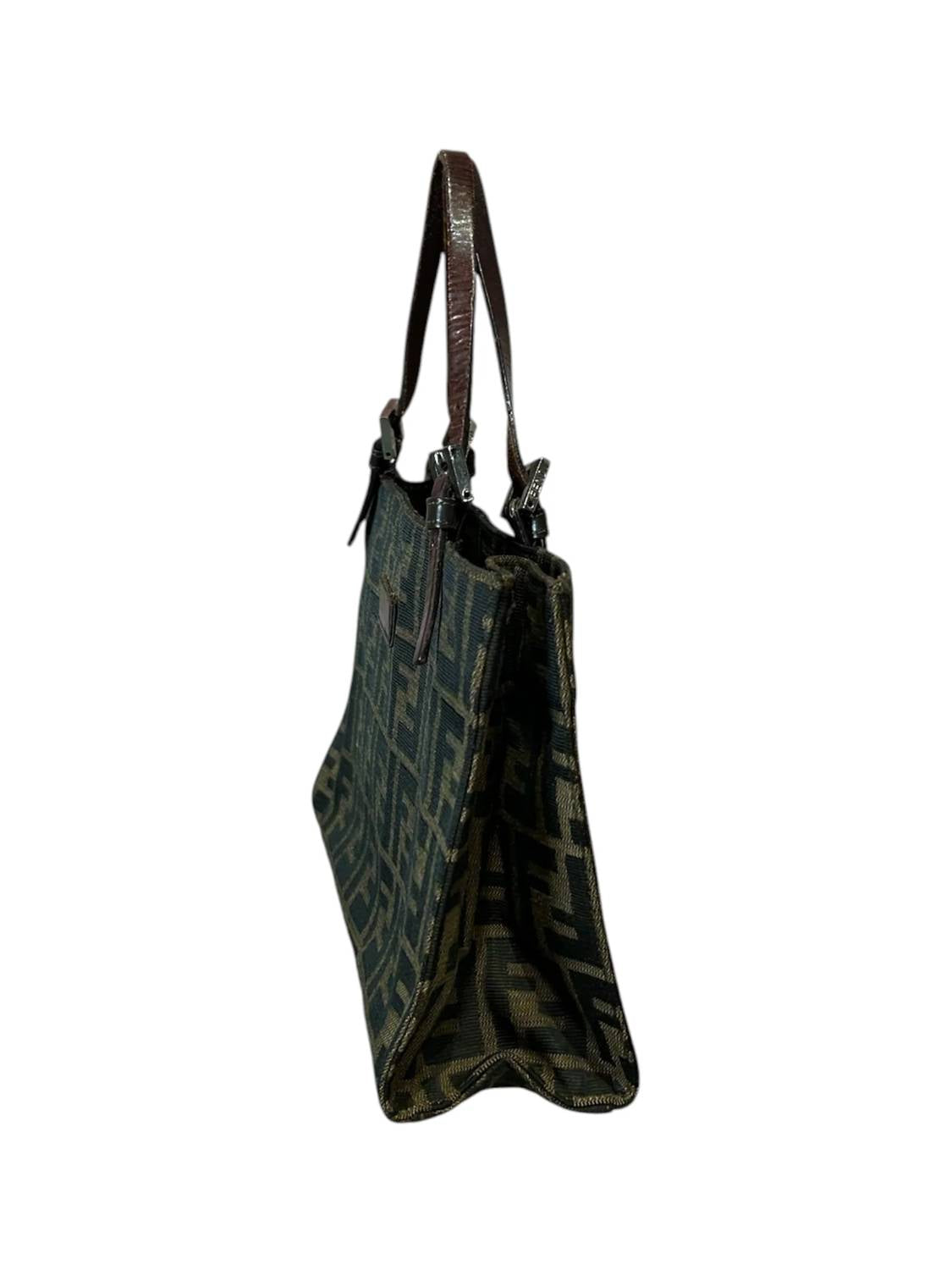 Fendi - Women's Zucca Leather Shoulder Bag