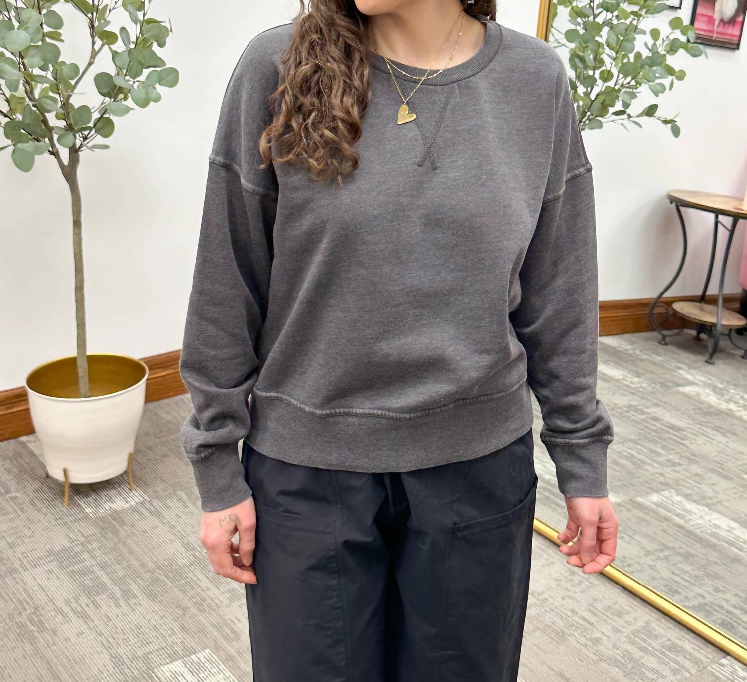 Mono B - Burnout Crewneck Sweatshirt