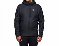 Black Diamond Men's First Light Stretch Hoody in black - men's shirt