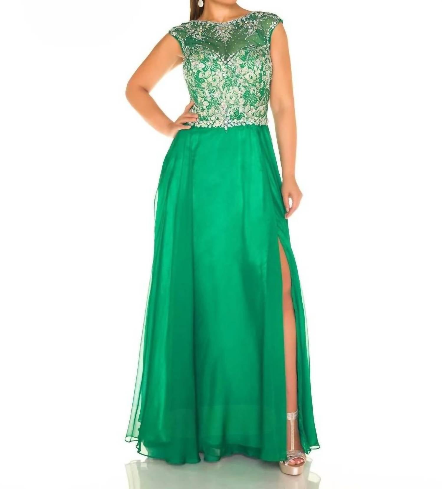 Mac Duggal - Embellished Prom Dress