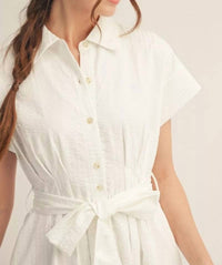 Jodifl - Winter Button Down Mini Dress