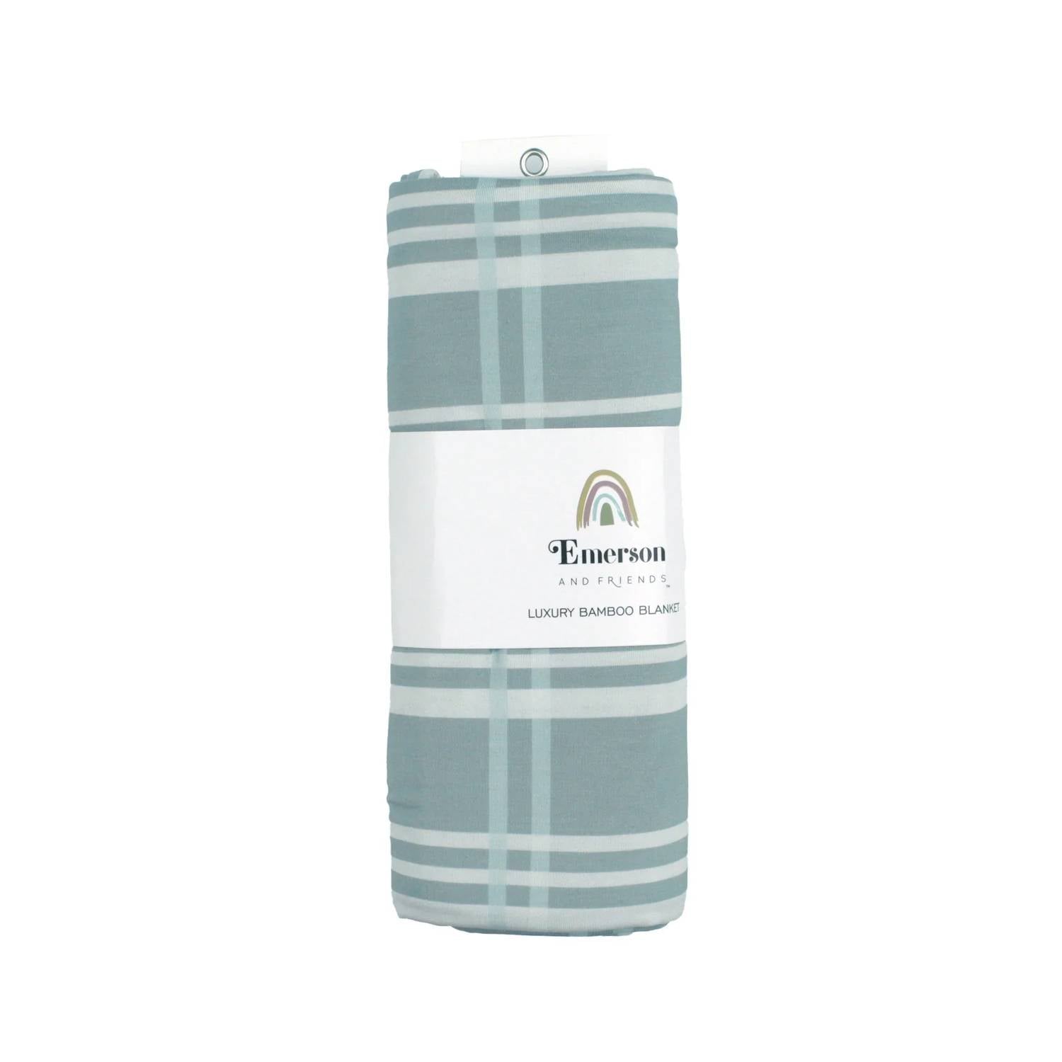Emerson And Friends - Plaid Luxury Bamboo Blanket