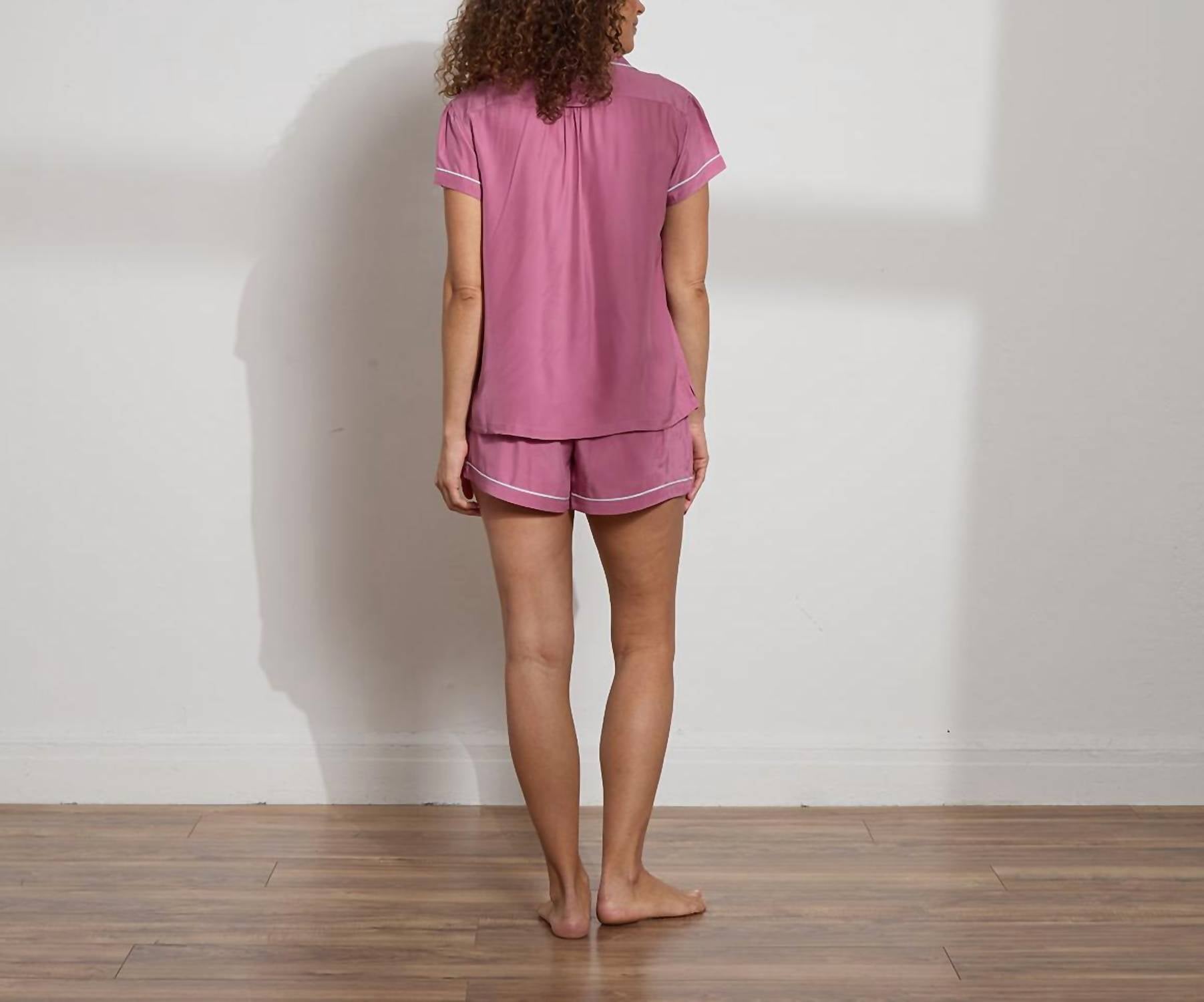 The Sleep Code - Women's Washable Silk Short Pj Set