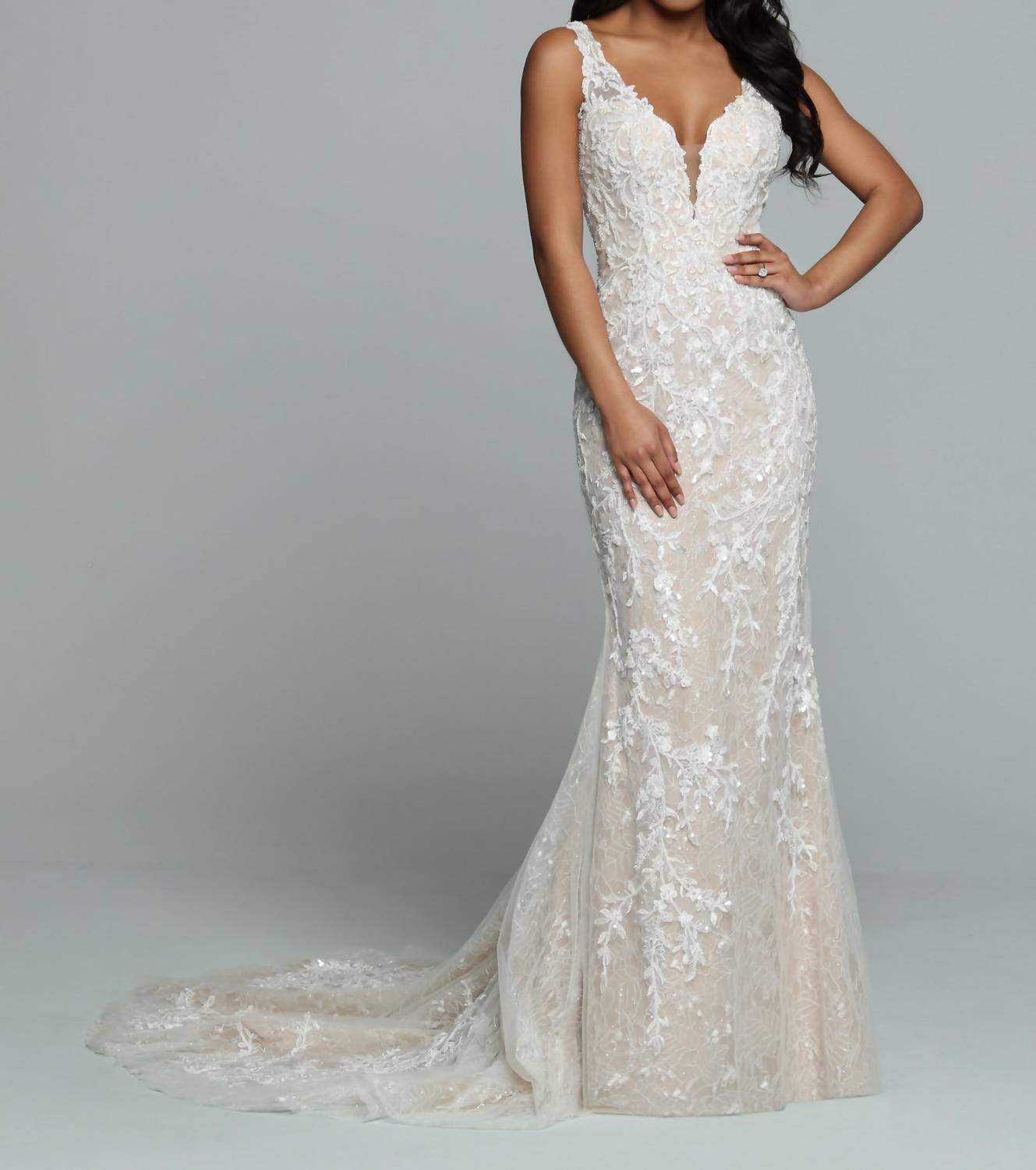 Davinci Bridal - Sleeveless Wedding Gown