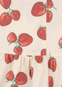 Konges Sløjd - Girl's Strawberry Sleeveless Organic Cotton Dress