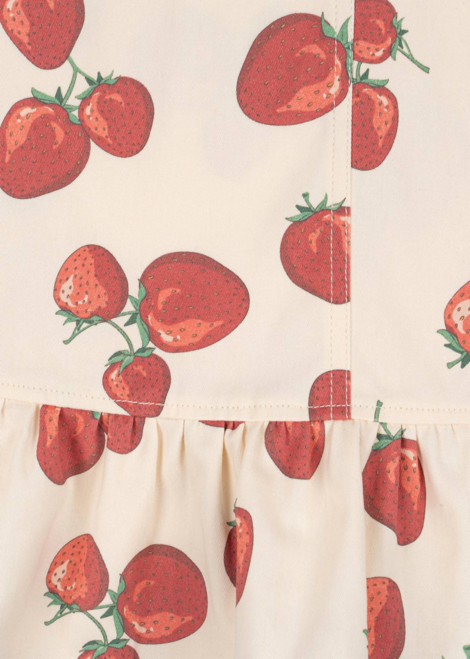 Konges Sløjd - Girl's Strawberry Sleeveless Organic Cotton Dress