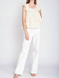 En Saison - Refine Floral Ruffle Top