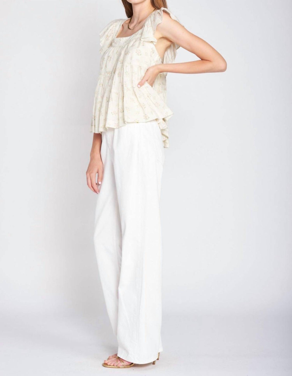 En Saison - Refine Floral Ruffle Top