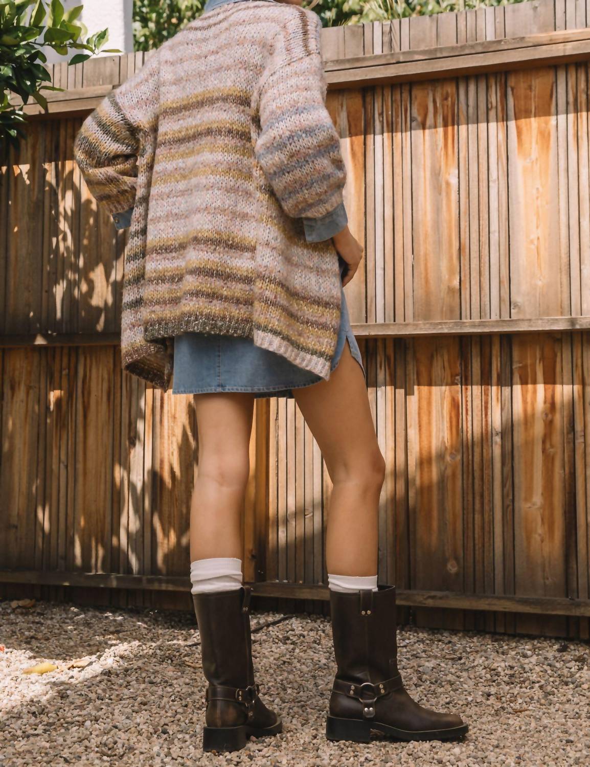 Skies Are Blue - Selina Striped Cardigan Sweater