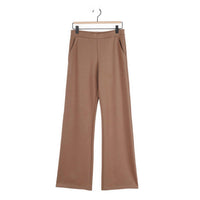 Clara Sun Woo Loose Leg Pocket Pant in taupe - women's pants - view 4