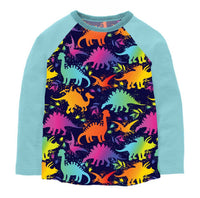 Charlies Project - Boy's Dinosauria Long Sleeve Bamboo Shirt