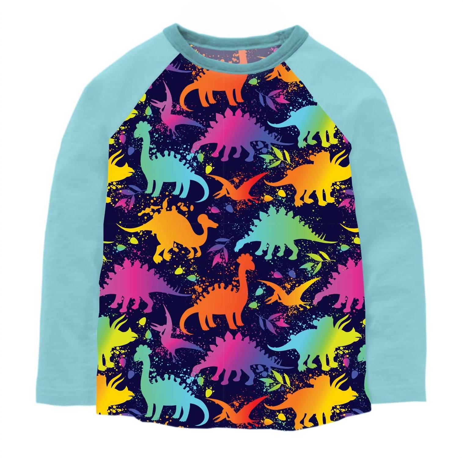 Charlies Project - Boy's Dinosauria Long Sleeve Bamboo Shirt