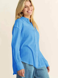Davi & Dani - Washed Button Down Shirt