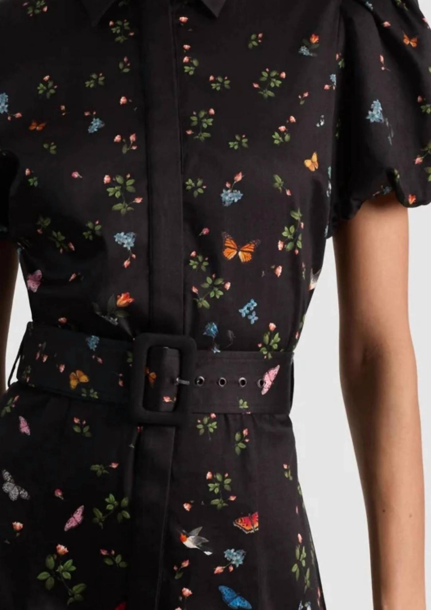 Alice + Olivia - Henrietta Belted Midi Dress