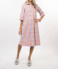 Uncle Frank - Plaid Midi Swing Dress