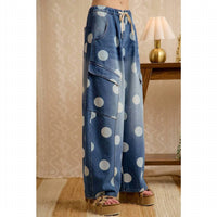 Bibi - POLKA DOT CARGO JEANS