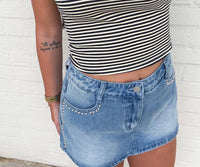 Le Lis - The Silver Lining Mini Skort