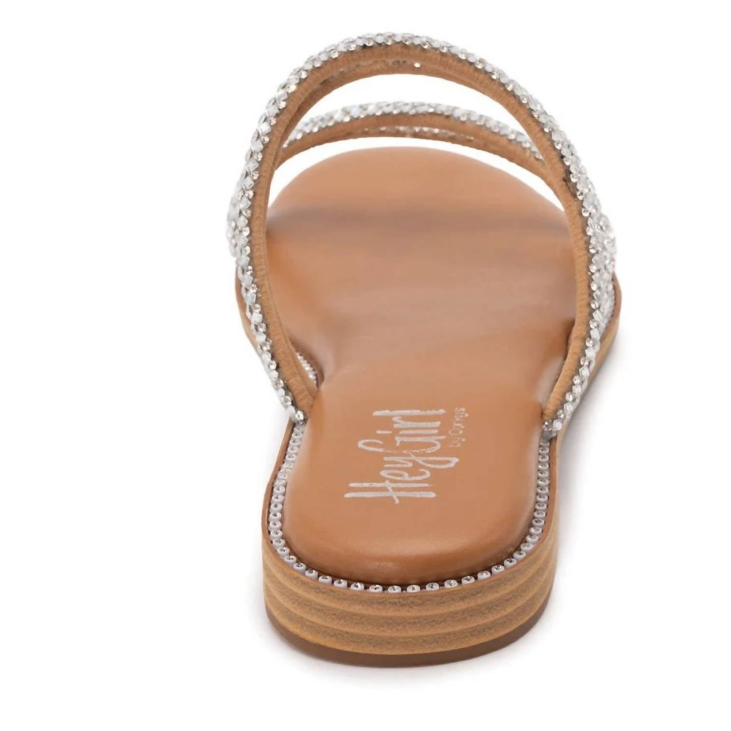 Hey Girl by Corkys Women's Shell Yeah Sandals in clear - women's sandal - alternate view