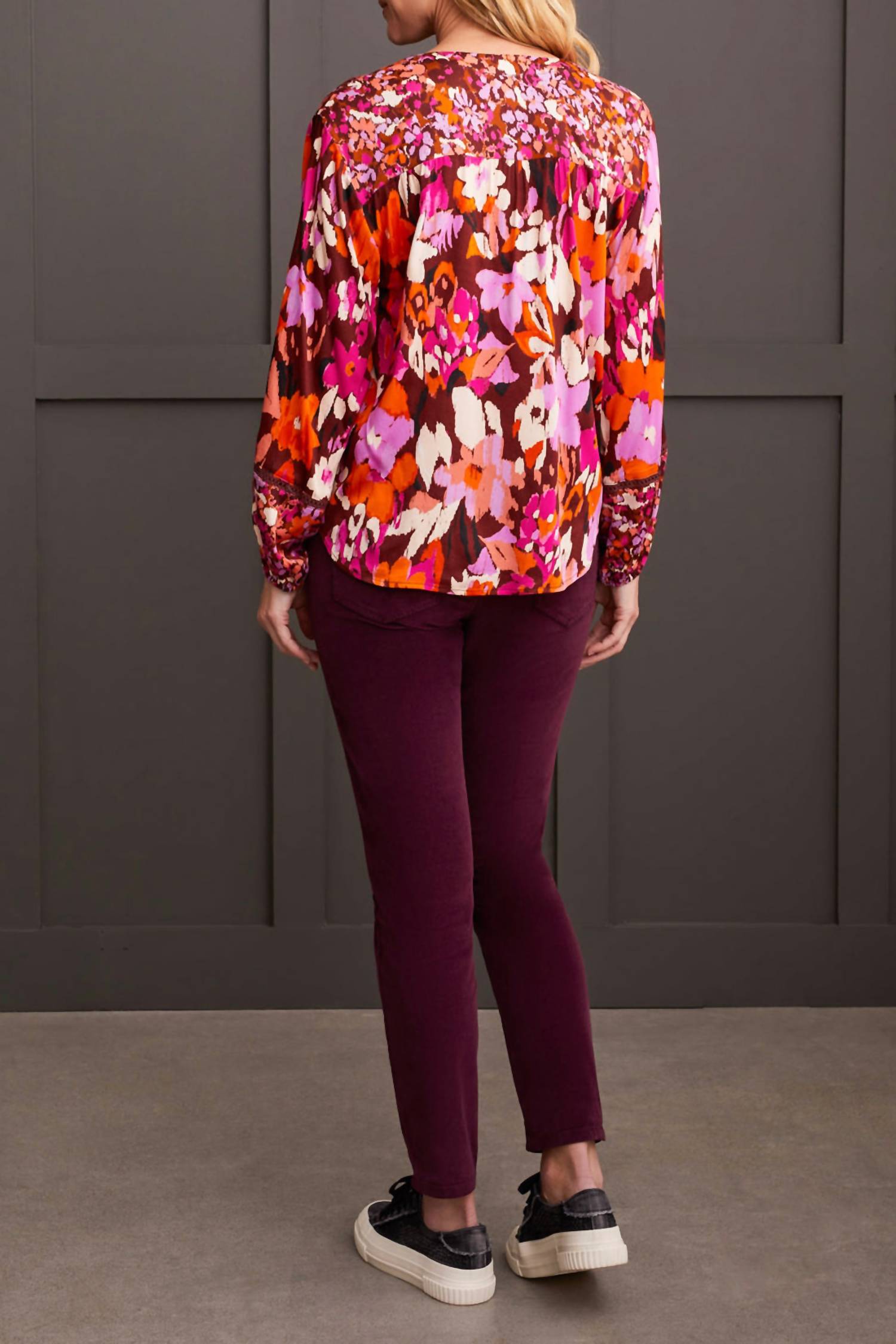 Tribal - Combo Floral Print Blouse