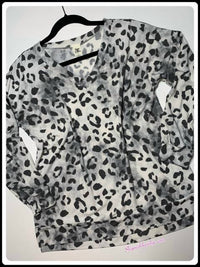 Sew In Love - Blow Wild Kisses Hi Lo V Neck Sweater