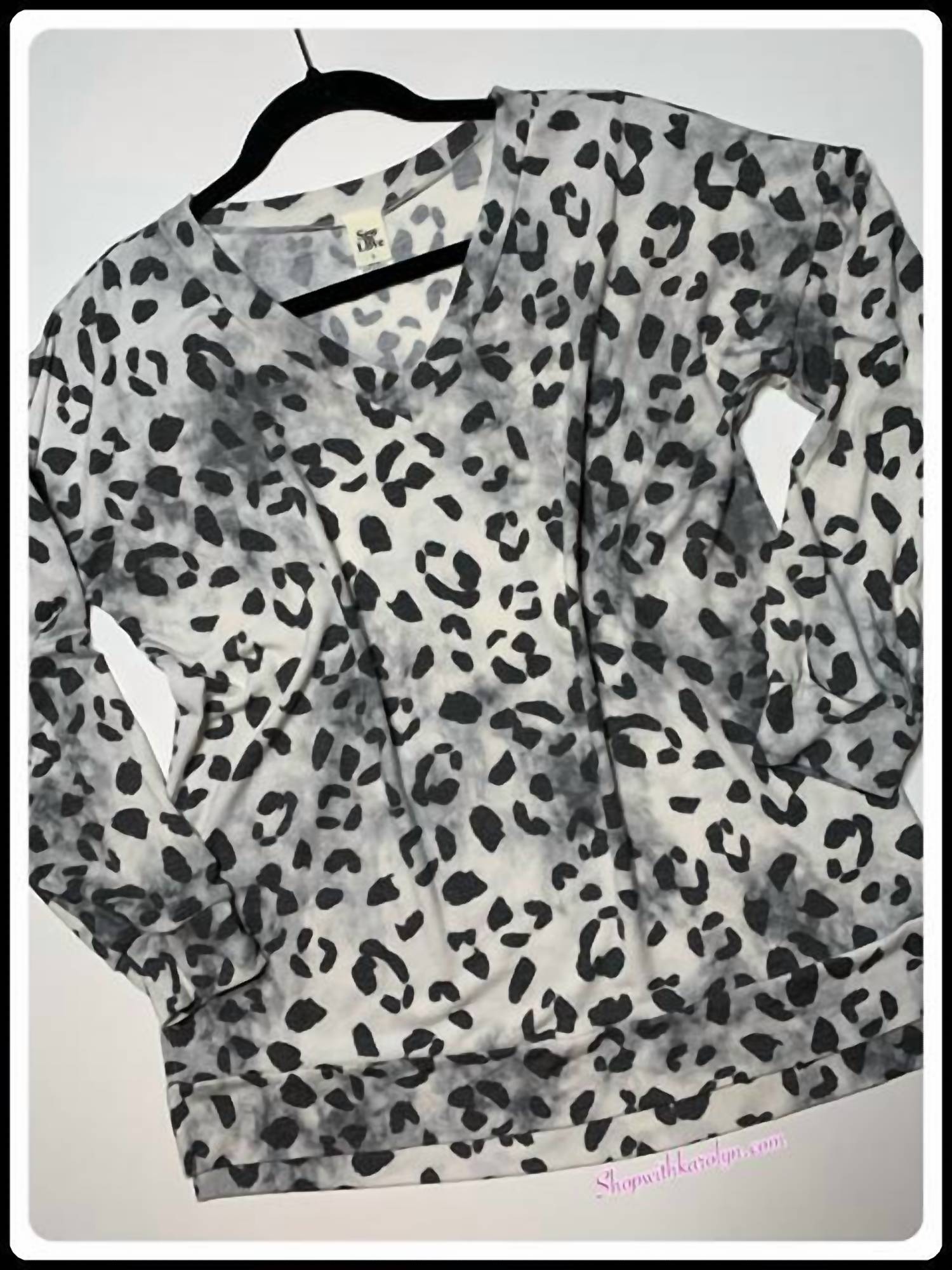 Sew In Love - Blow Wild Kisses Hi Lo V Neck Sweater