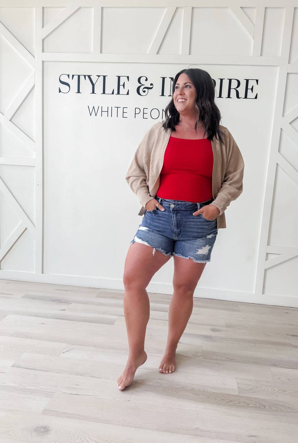 Risen - Molly Crossover Side Slit Shorts