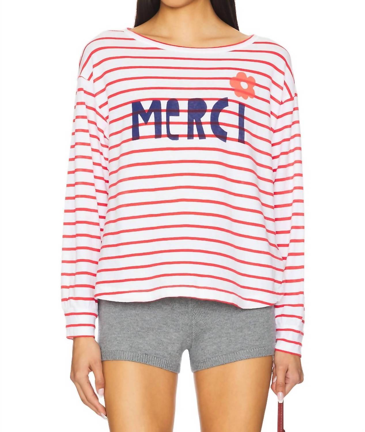 Sundry - Merci Crew Pullover Top
