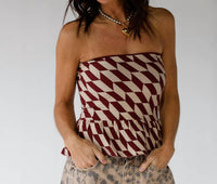 Lucy Paris - JULIETTE STRAPLESS TOP