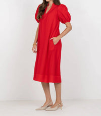 Emily Mccarthy - Hampton Puff Sleeves Dress