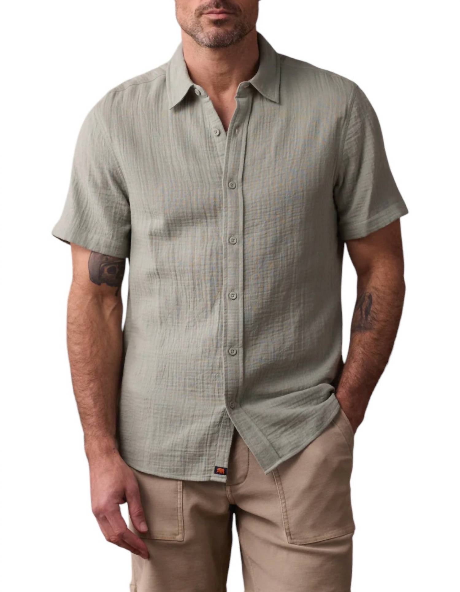 The Normal Brand - Kalo Short Sleeve Button Up Shirt