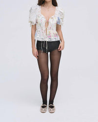 For Love & Lemons - Patchwork Violette Top