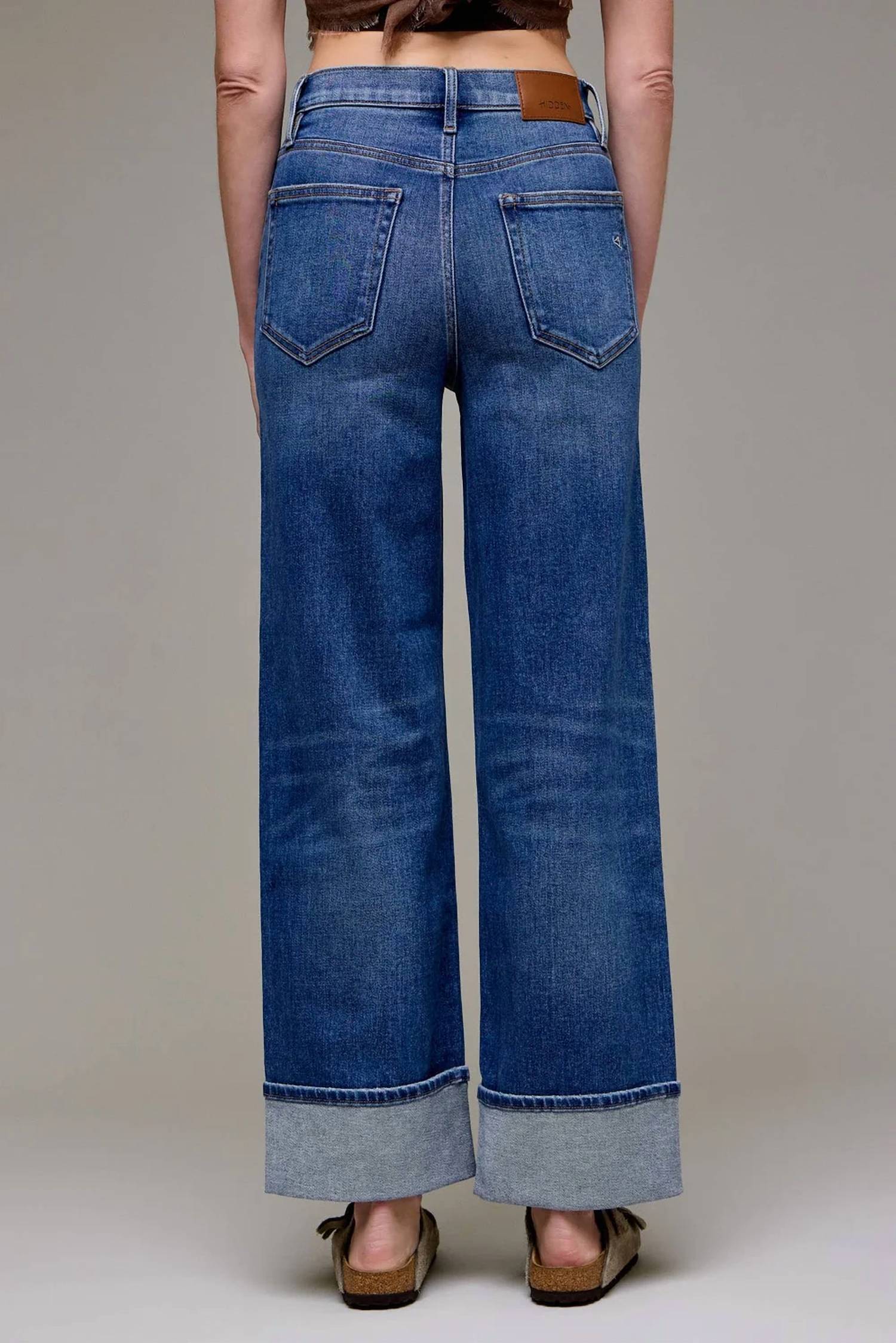 Hidden - Dad Cuffed Stretch Jean