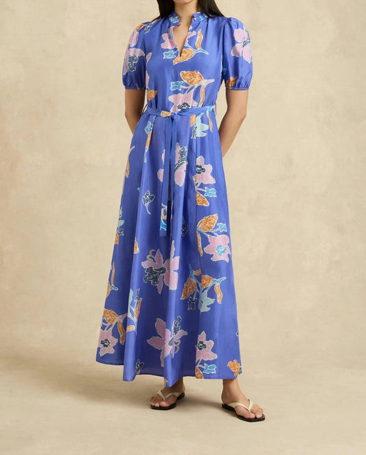 Hannah Artwear - Oceanus Printed Silk Maxi Dress