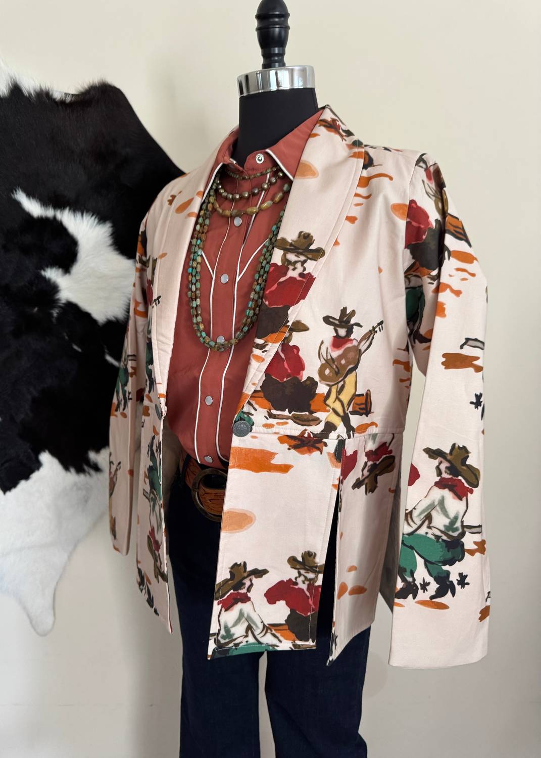 Howdy Hanny - Western Sketch Blazer