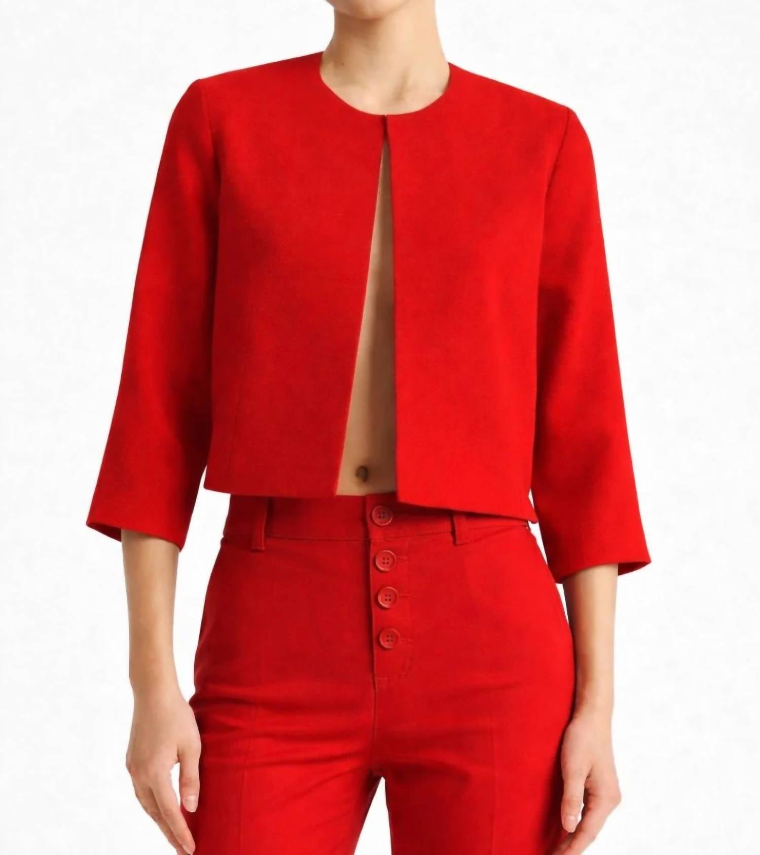 Ines De La Fressange - Magoo Straight Cut Jacket