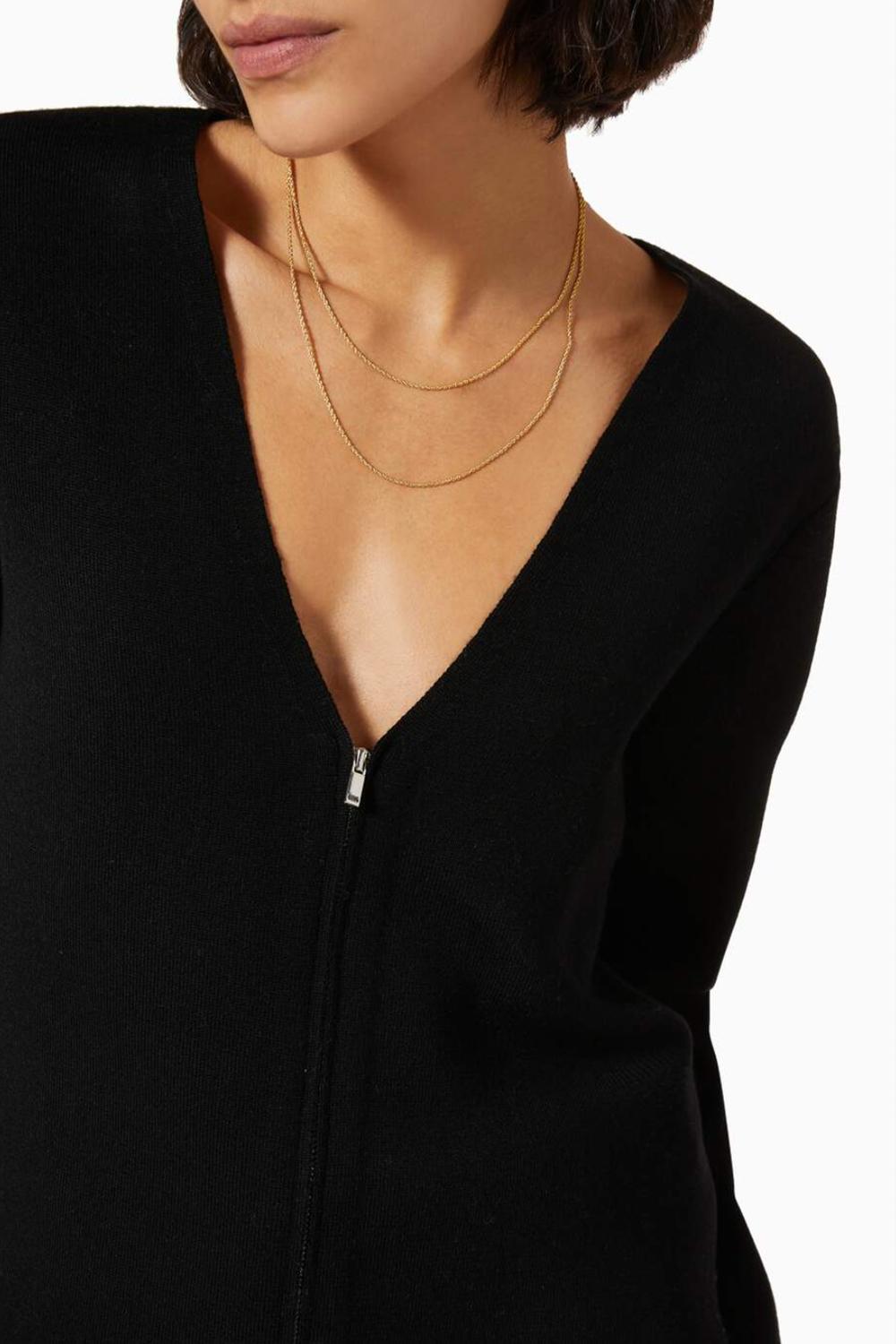 DOUBLE ROPE CHAIN NECKLACE