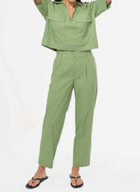 Greylin - Cecilia Boxy Cropped Shirt