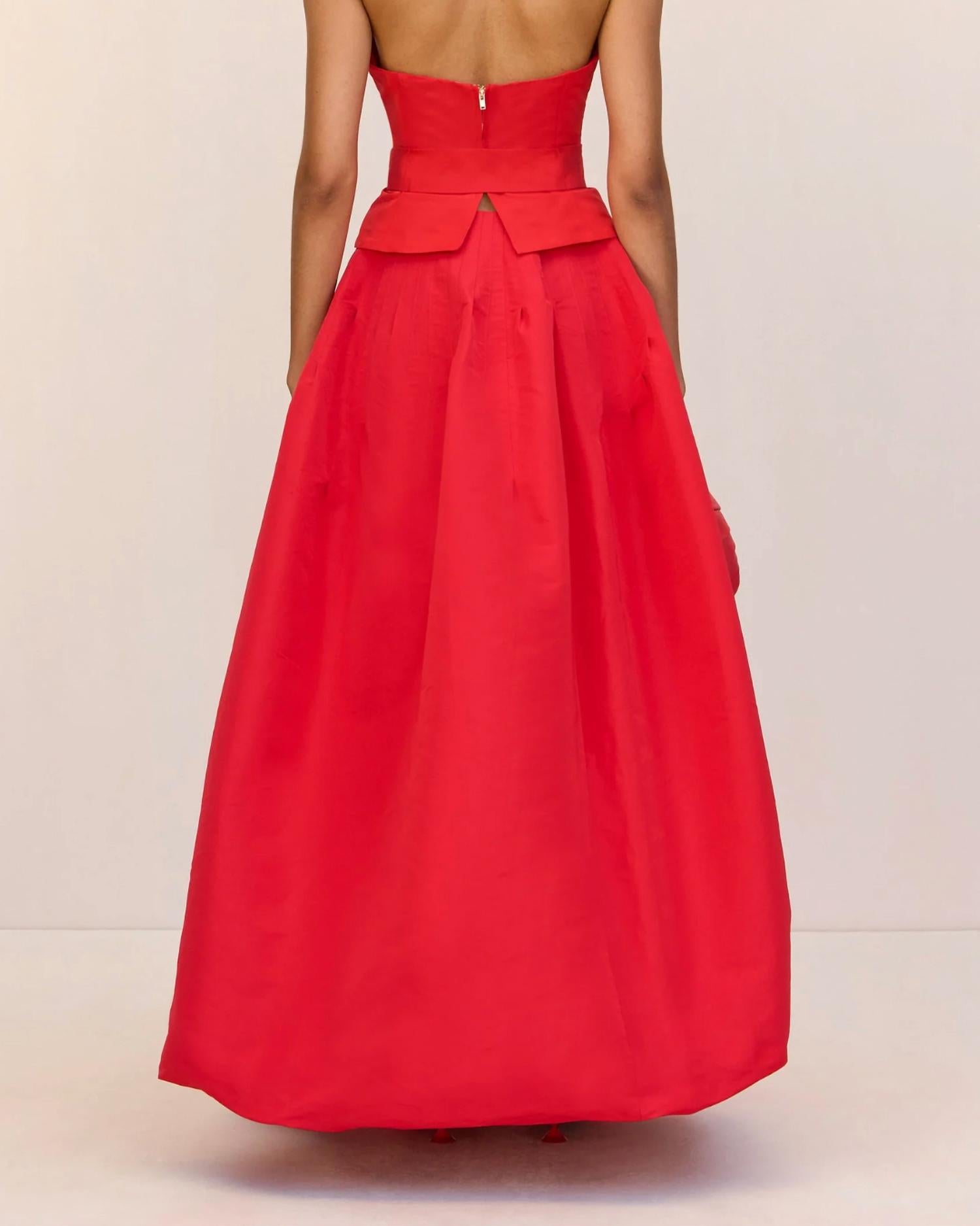 Cult Gaia - Red Bubble Skirt