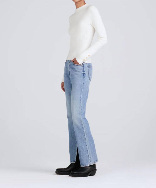 Derek Lam 10 Crosby - Women's Kassandra Ribbed Mock Neck Sweater