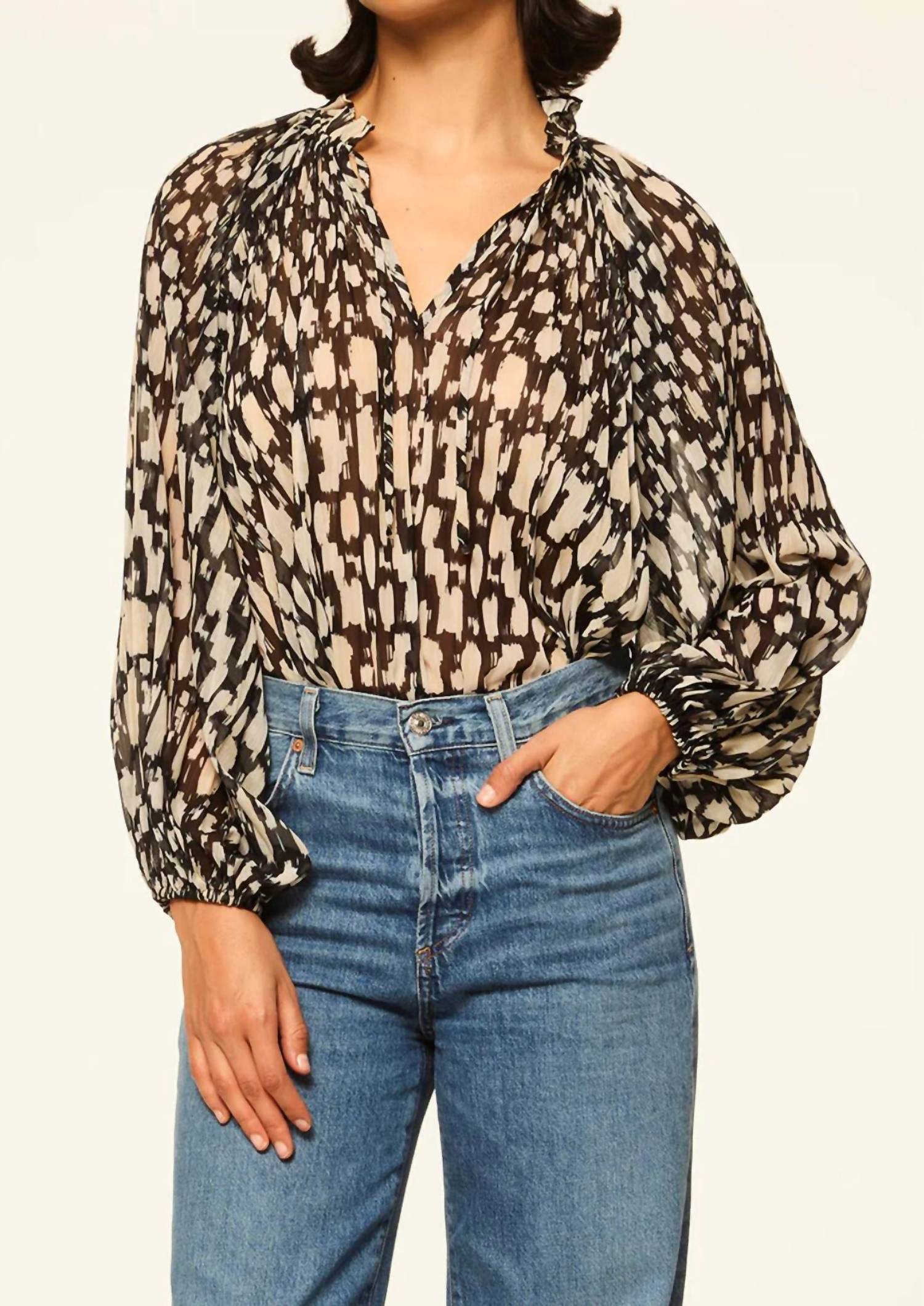 Misa Los Angeles - Rissa Long Sleeve Top
