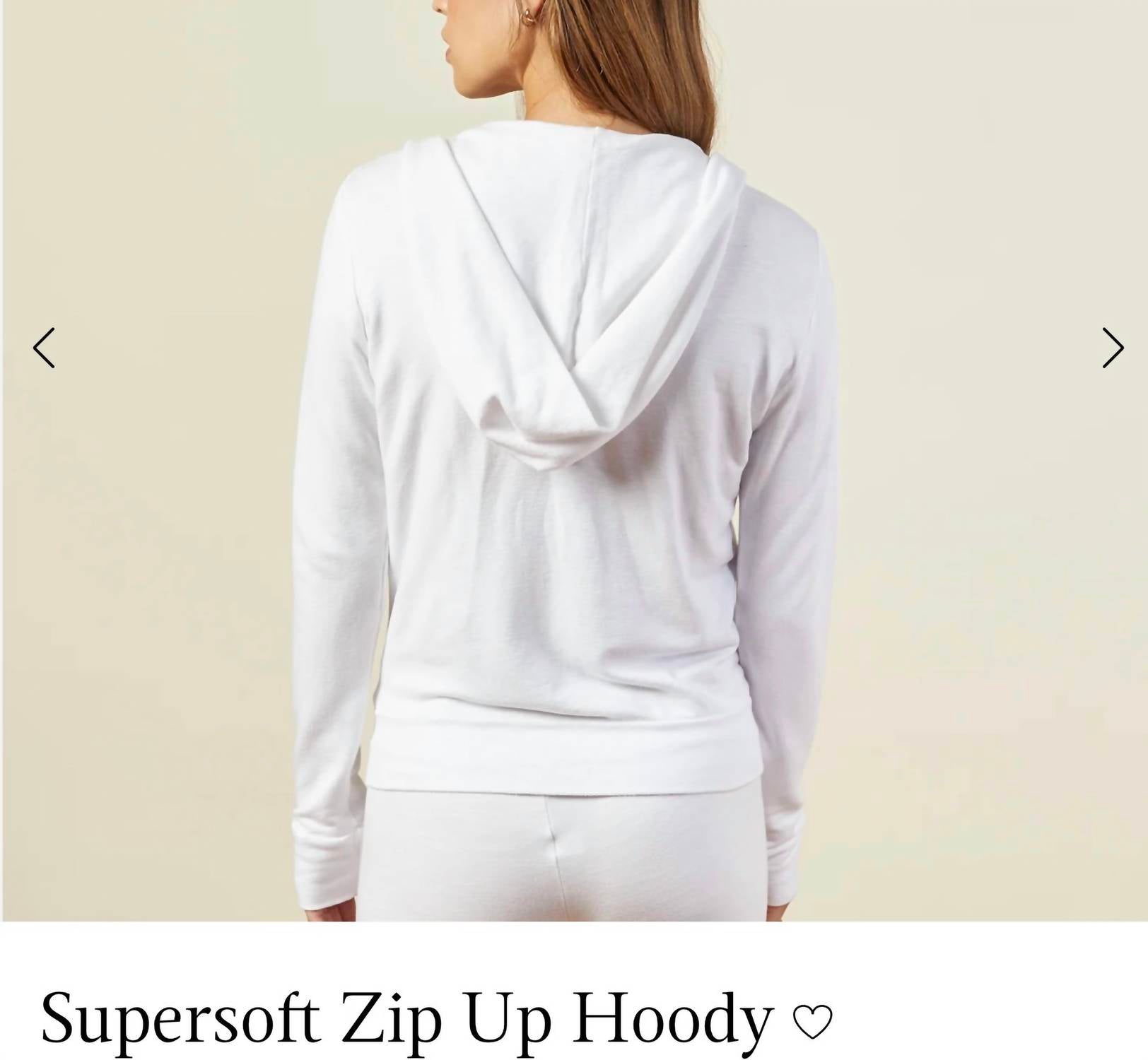 Monrow - Supersoft Zip Up Hoody