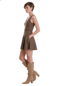 Karina Grimaldi - Hanna Suede Mini Dress