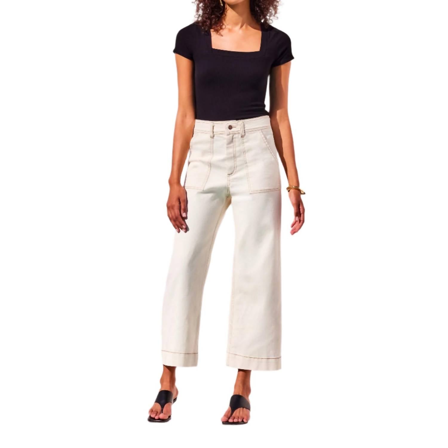 Fifteen Twenty - Mindy Bamboo Rib Knit Tee