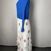 La'/Simona - Women’s Floral Maxi Dress & Cardigan Set