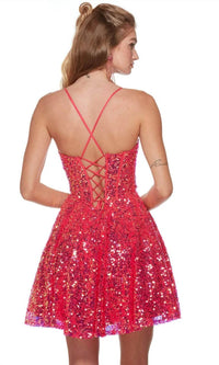Alyce Paris - Sleeveless Sequin Cocktail Dress