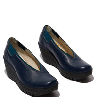 Fly London - Women's Yoza 438 Wedge Leather Shoes