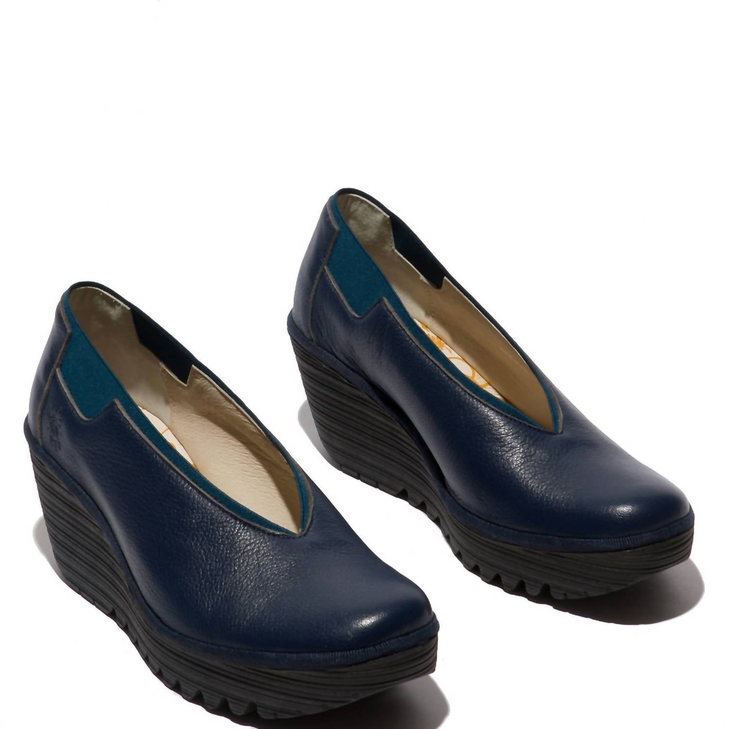 Fly London - Women's Yoza 438 Wedge Leather Shoes